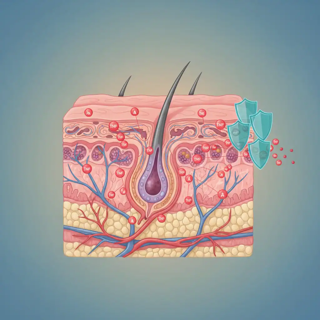 Amélioration des stratégies de traitement biologique pour l&rsquo;hydradénite suppurative