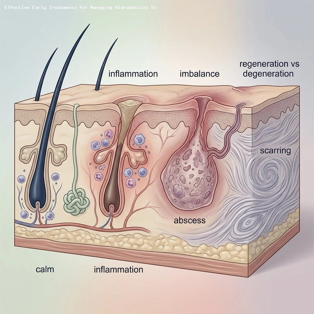 Эффективные ранние методы лечения для управления болью и рубцами при гидрадените суппуративе