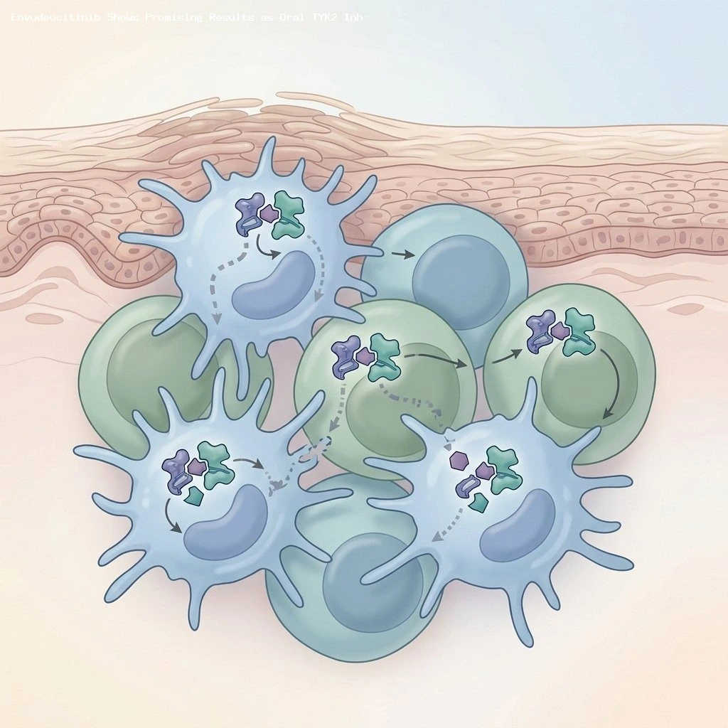 Envudeucitinib демонстрирует многообещающие результаты в качестве перорального ингибитора TYK2 для лечения псориаза.