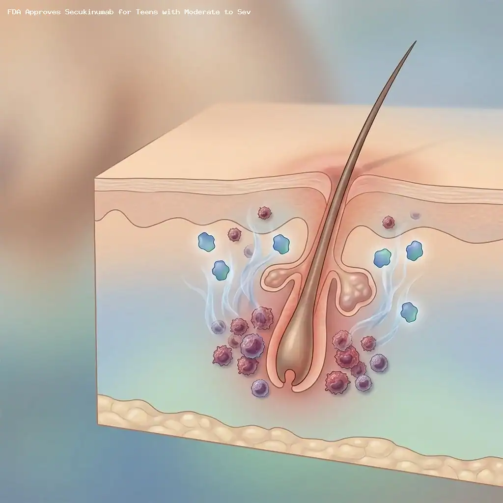 FDA Approves Secukinumab for Teens with Moderate to Severe HS
