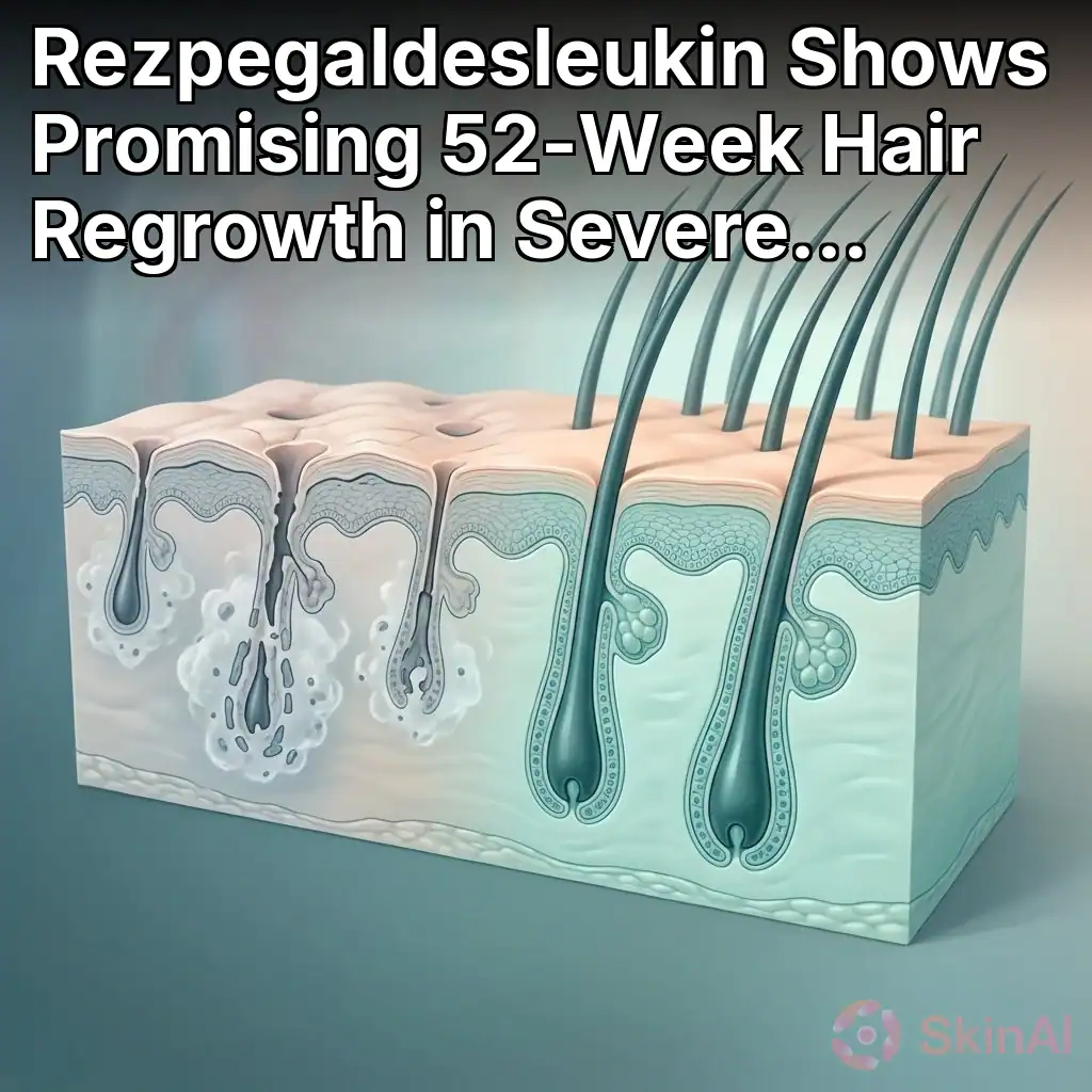 Rezpegaldesleukin viser lovende resultater med 52 ugers hårvækst ved svær alopeci.