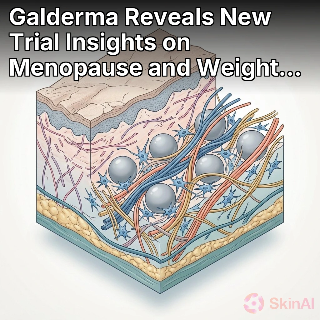 Galderma præsenterer nye indsigt fra forsøg om hudforandringer ved overgangsalderen og vægttab.