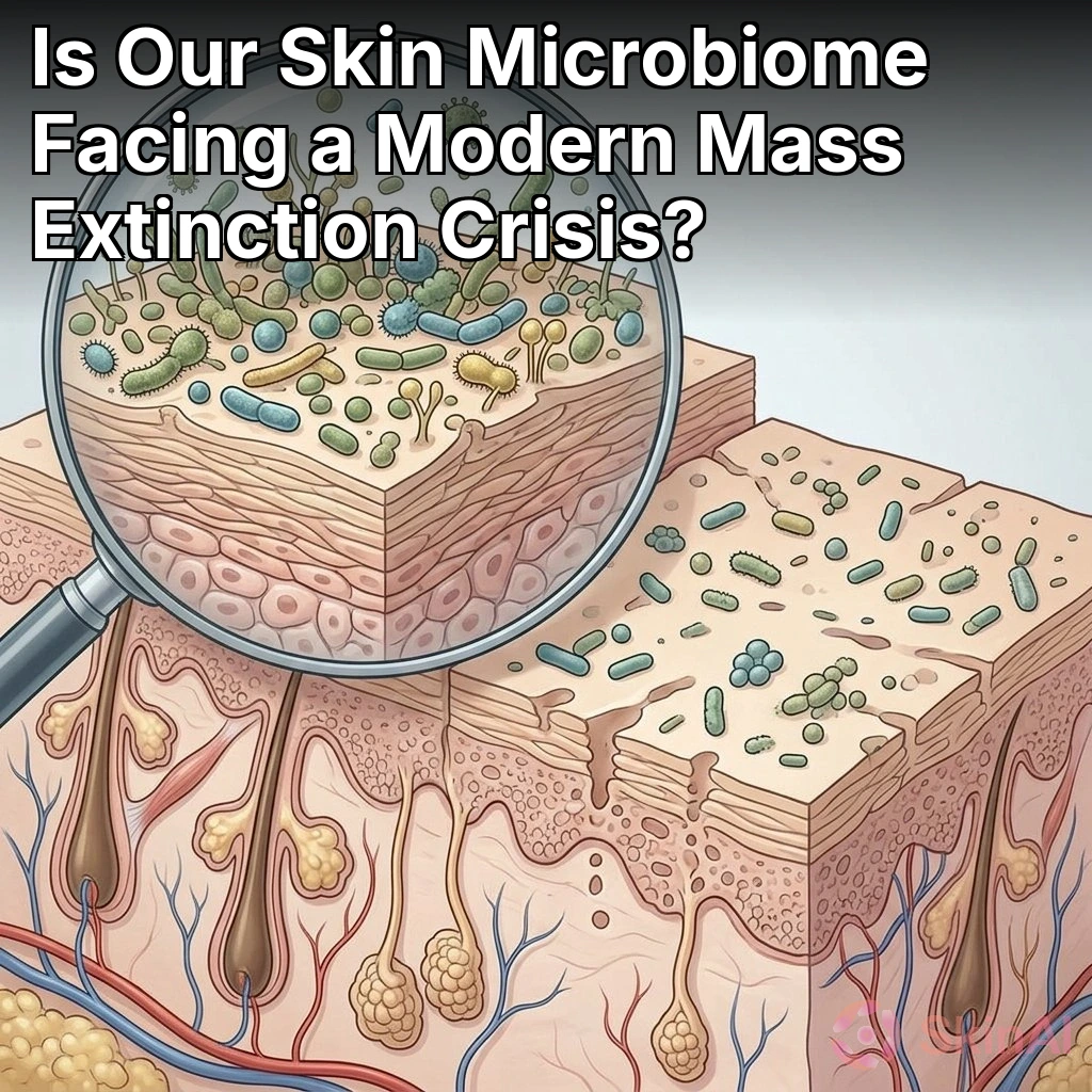 Står vores hudmikrobiom over for en moderne masseudryddelseskrise?