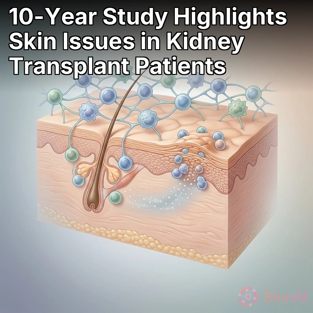 10-årig undersøgelse fremhæver hudproblemer hos nyretransplantationspatienter