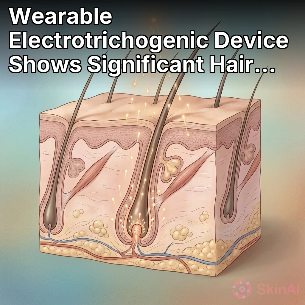 Wearable Electrotrichogenic Device Shows Significant Hair Density Gains in Men with AGA