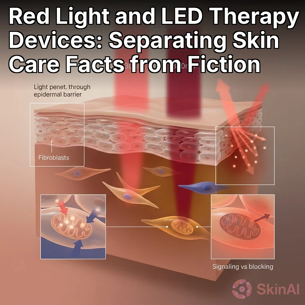 Red Light and LED Therapy Devices: Separating Skin Care Facts from Fiction